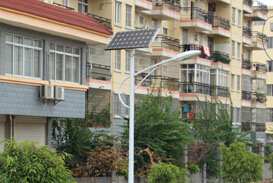 【案例】南寧市小區太陽能路燈照明工程